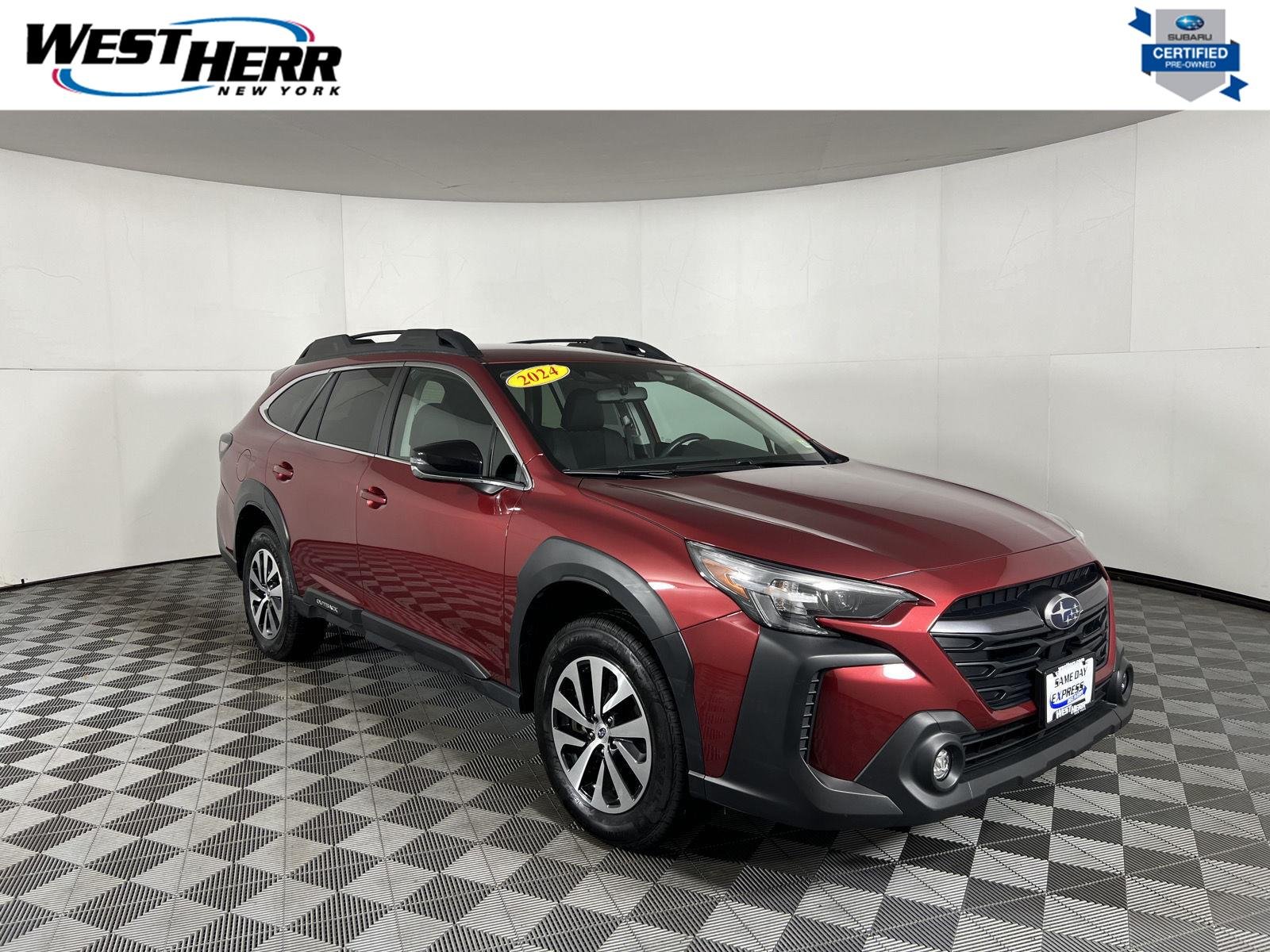 Certified Used 2024 Crimson Red Pearl Subaru Premium image 1