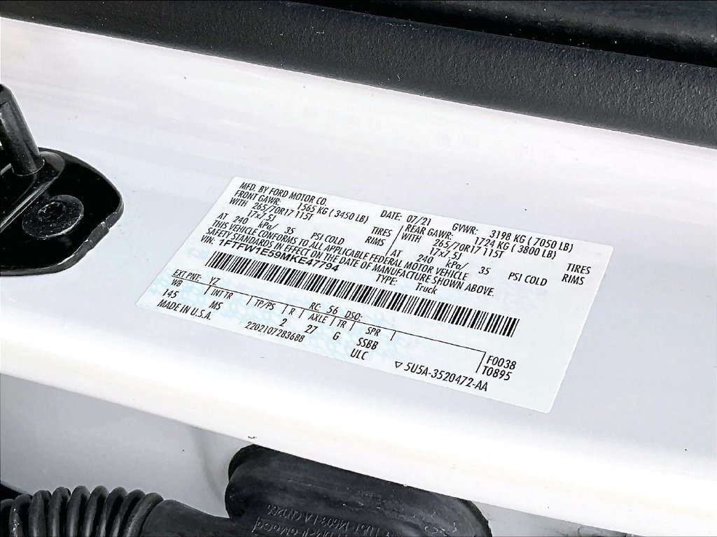Used 2021 White Ford XLT image 35