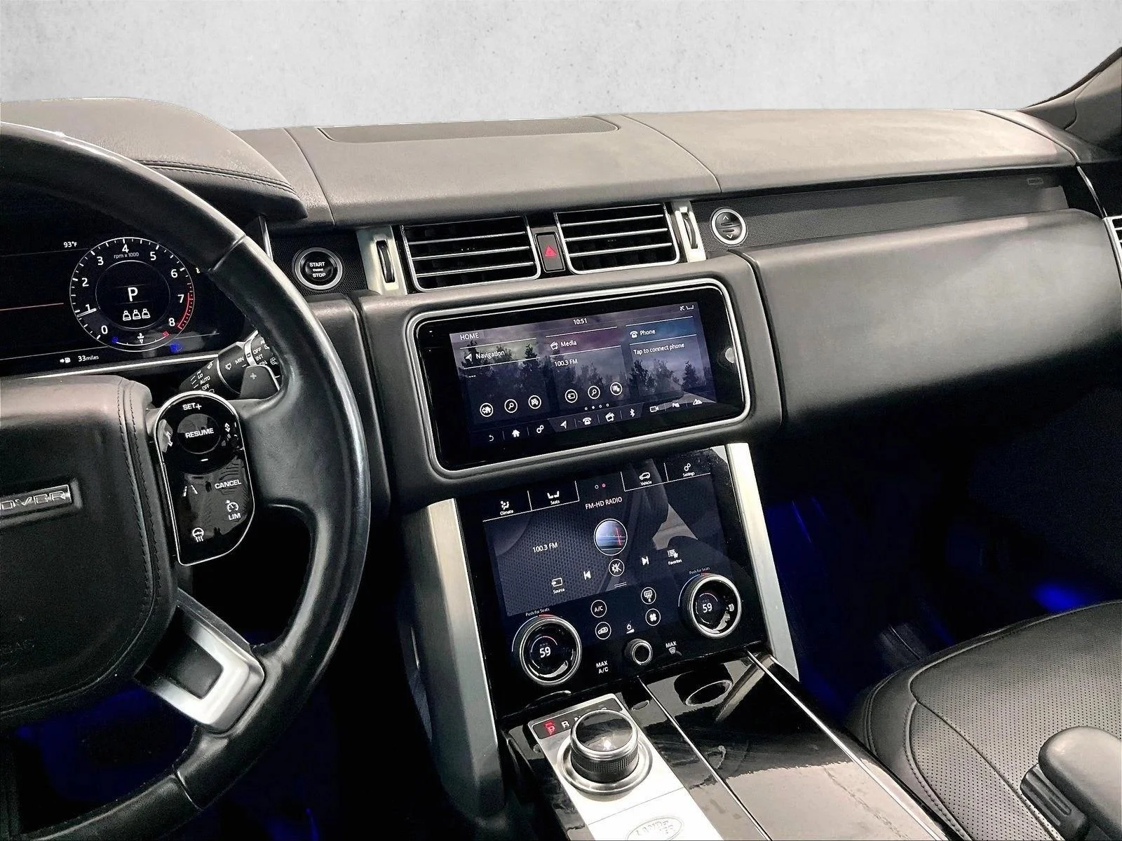 Used 2019 Indus Silver Metallic Land Rover  image 8