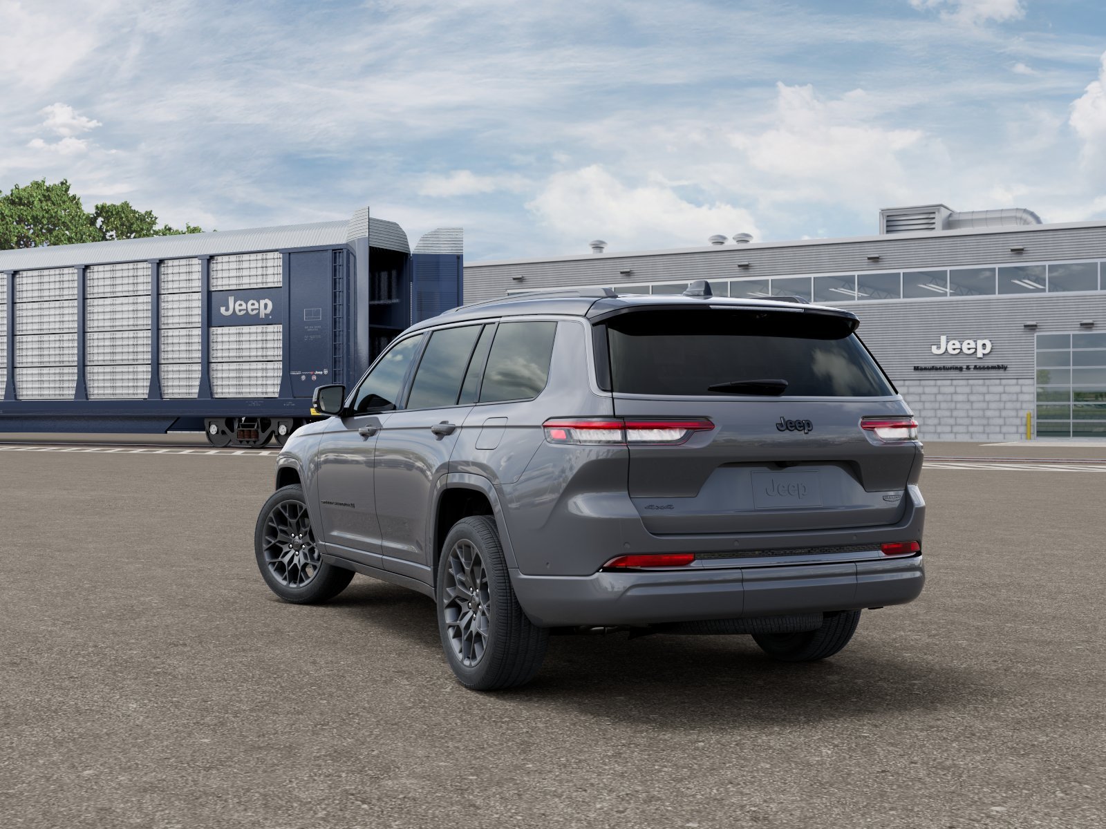 New 2027 Sting-Gray Clear-Coat Paint Jeep Summit image 3