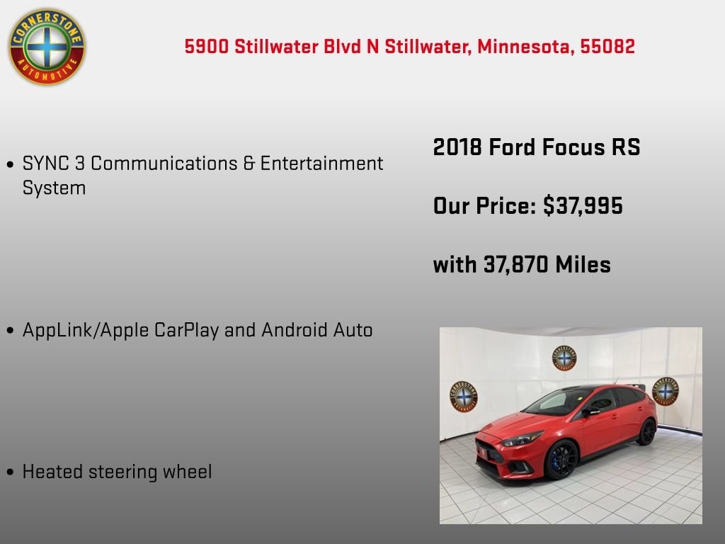 Used 2018 Red Ford RS image 15