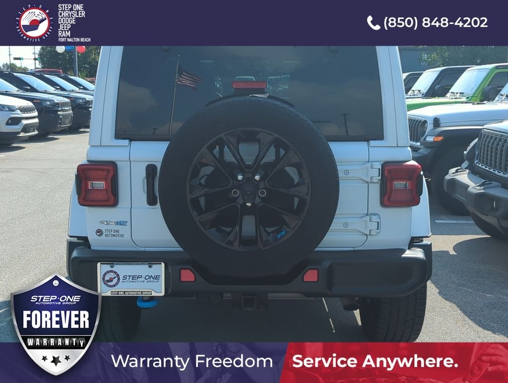 Used 2022 White Jeep Unlimited Sahara 4xe image 5