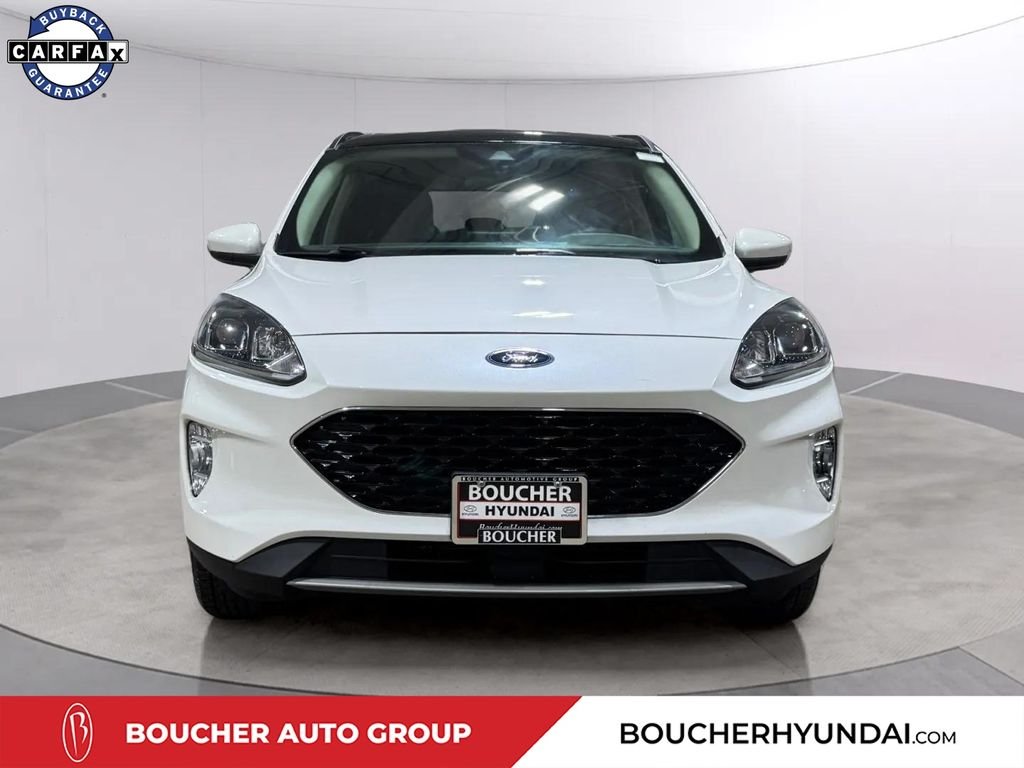 Used 2020 White Metallic Ford SEL image 8