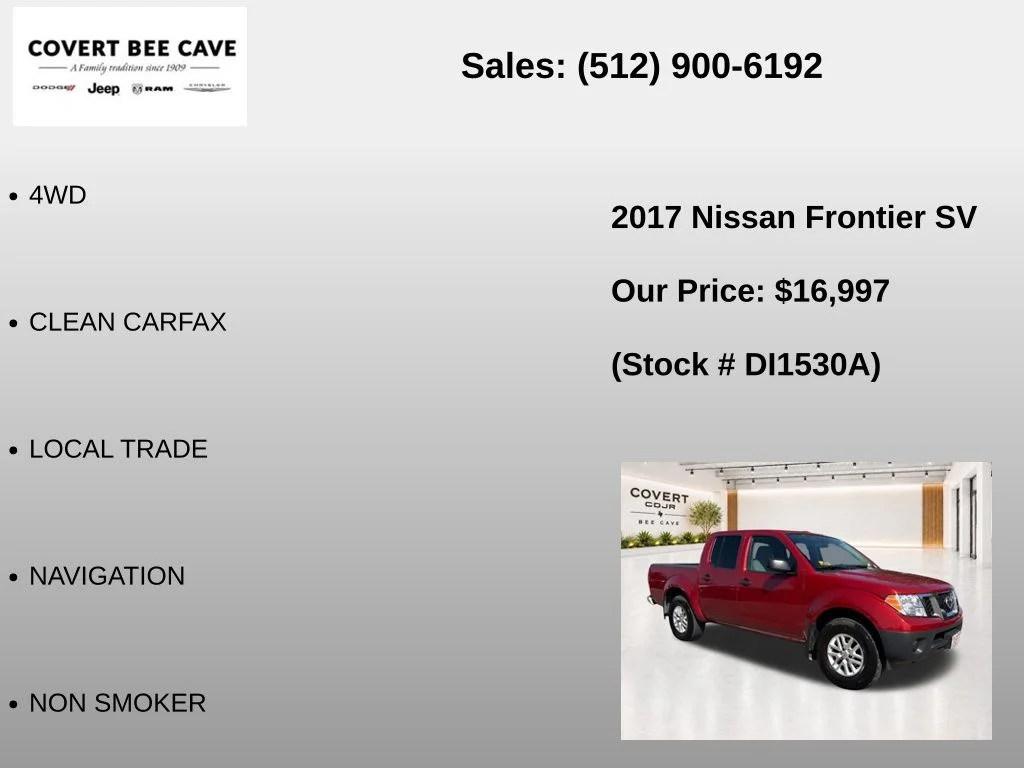 Used 2017 Red Nissan SV image 7