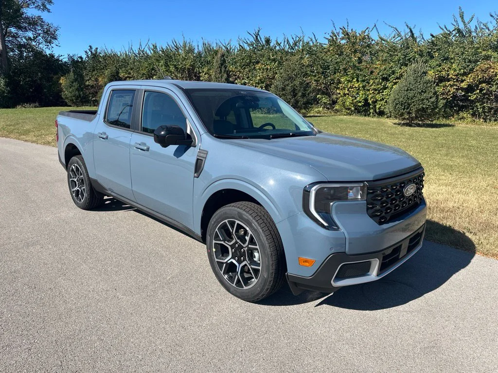 New 2026 Azure Gray Metallic Tri-Coat Ford Lariat® image 1