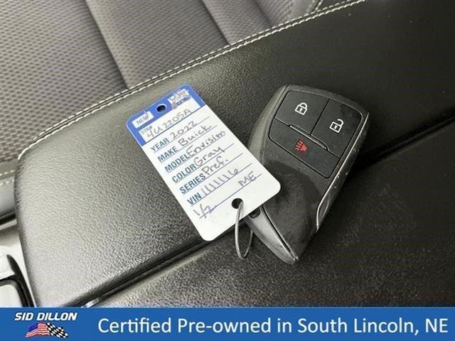 Used 2022 SATIN STEEL METALLIC Buick Preferred image 7