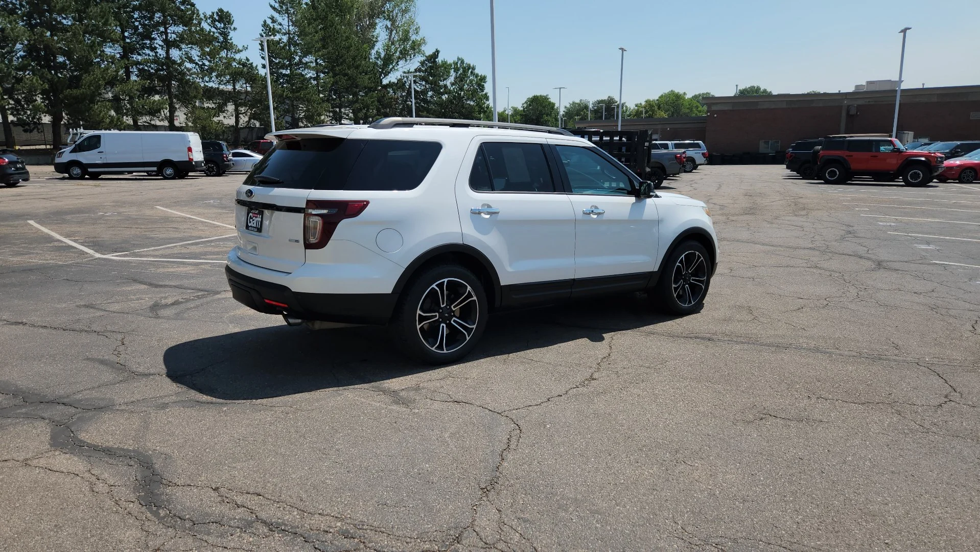 Used 2014 White Platinum Clearcoat Metallic Ford Sport image 8