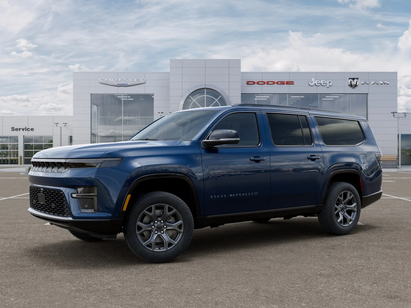 New 2026 Fathom Blue Pearl-Coat Exterior Paint Jeep Limited Altitude image 2
