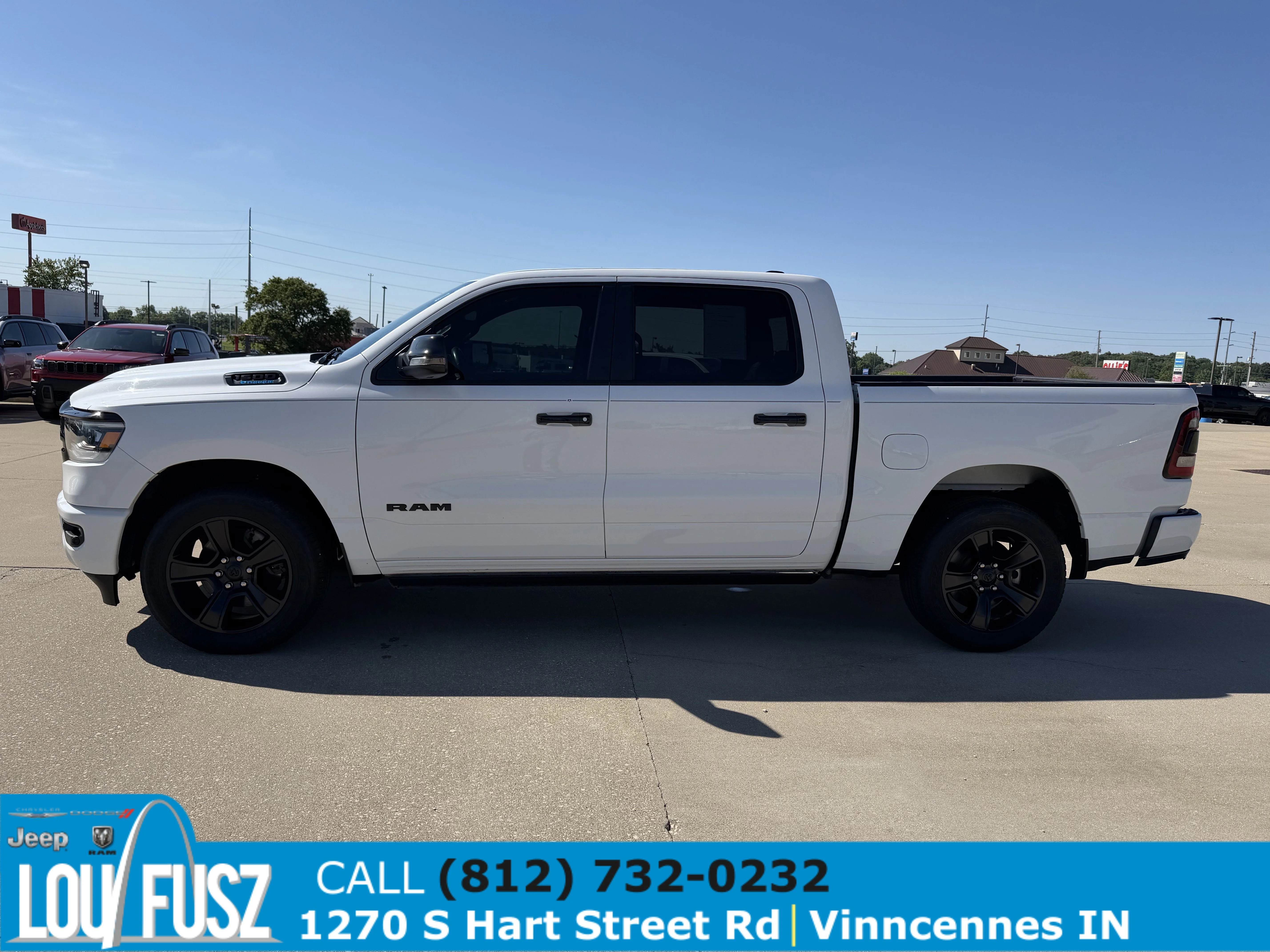 Used 2023 Bright White Clearcoat Ram Big Horn image 4
