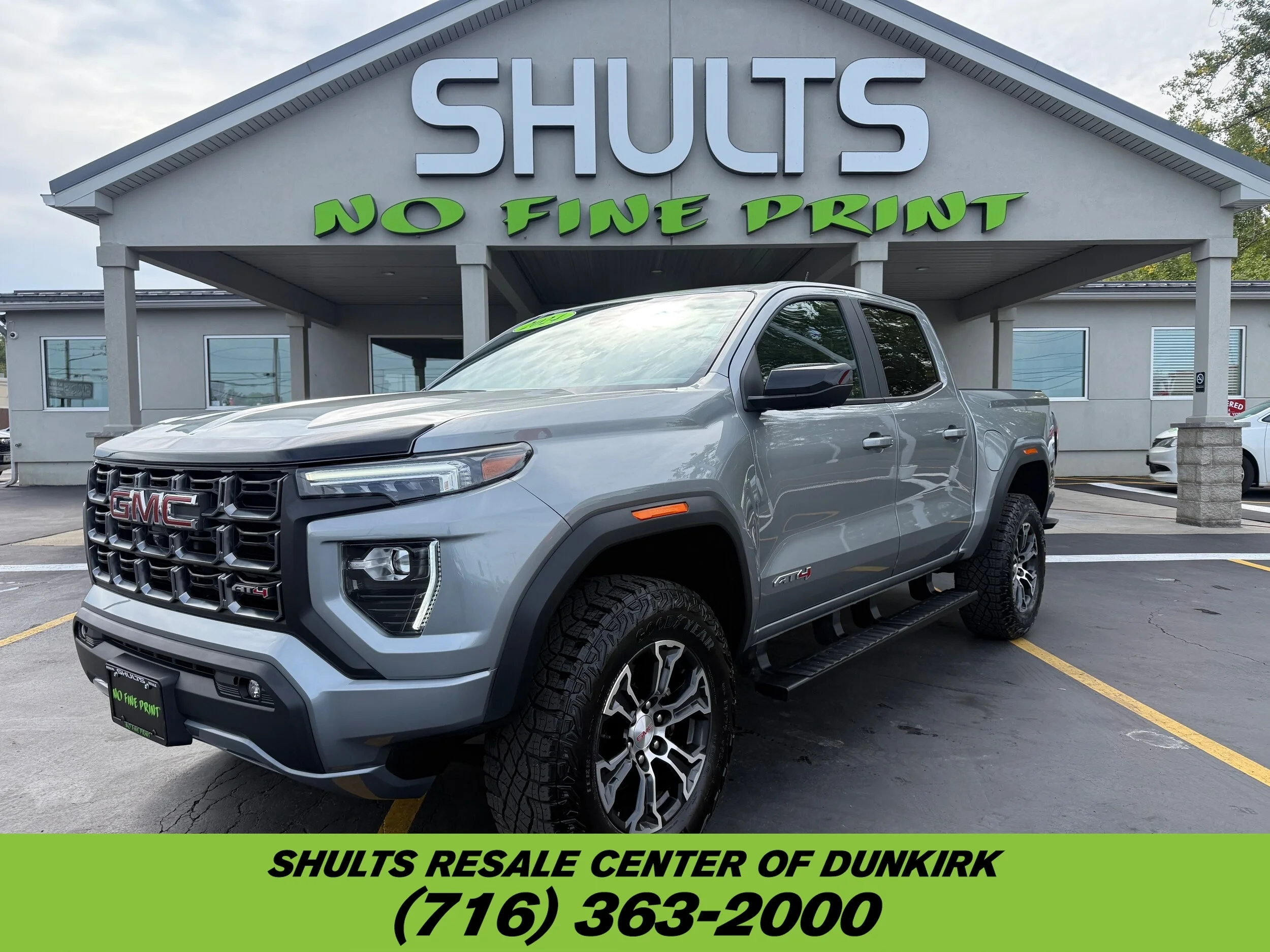 Used 2024 Gray GMC 4WD AT4 image 1