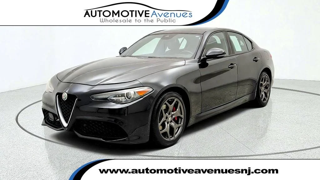 Used 2023 Vulcano Black Metallic Alfa Romeo Ti AWD image 1
