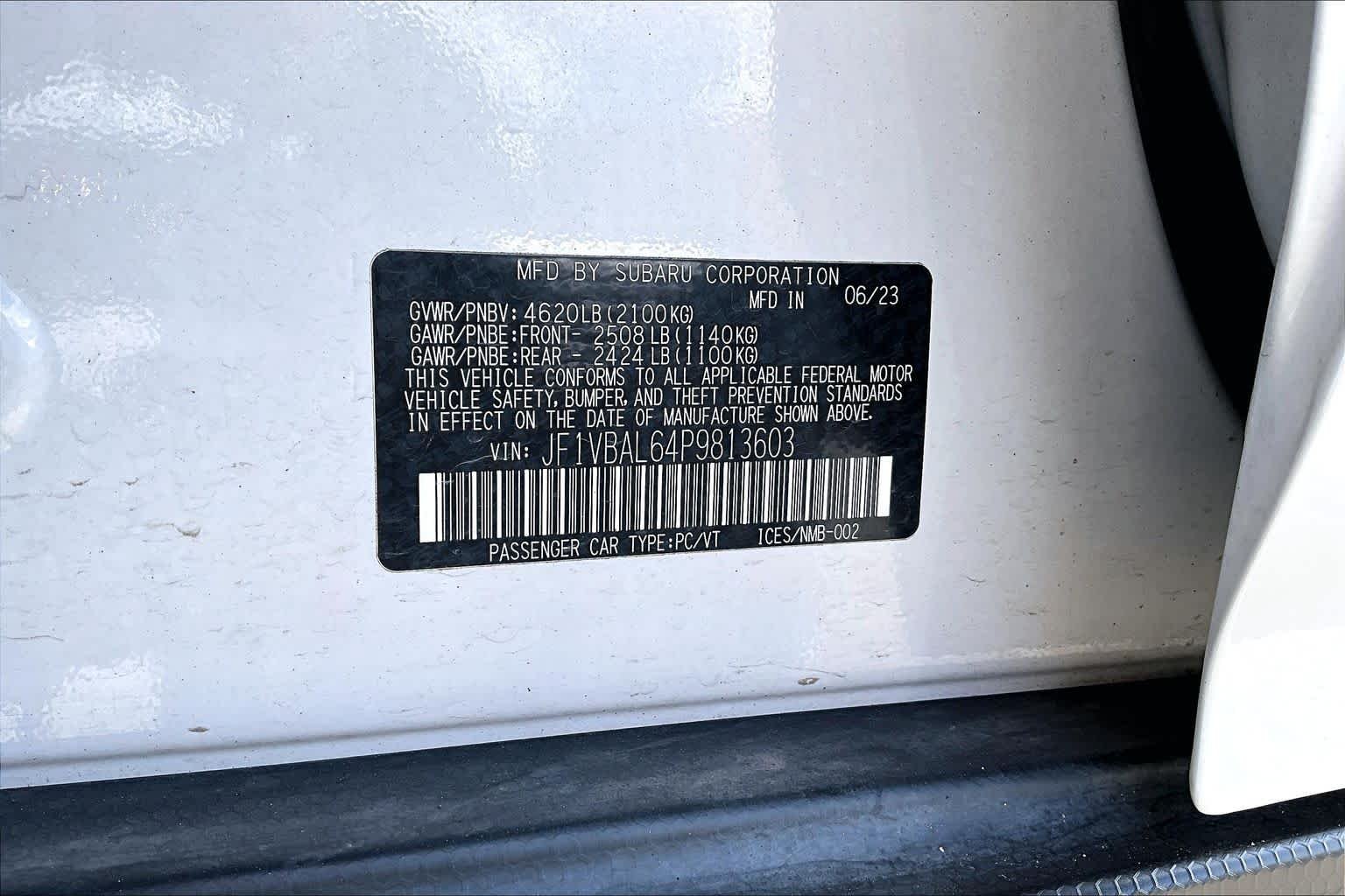 Used 2023 Ceramic White Subaru Limited image 30