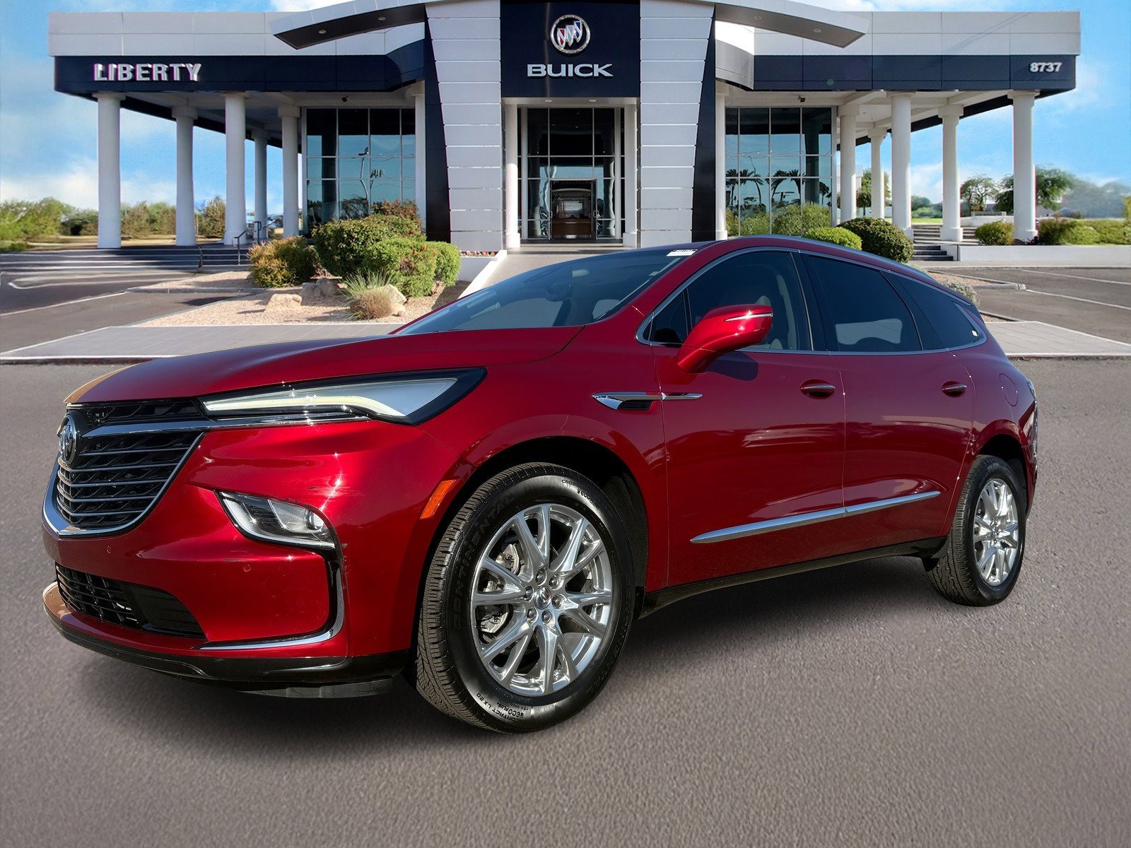 Used 2023 Cherry Red Tintcoat Buick Premium image 7