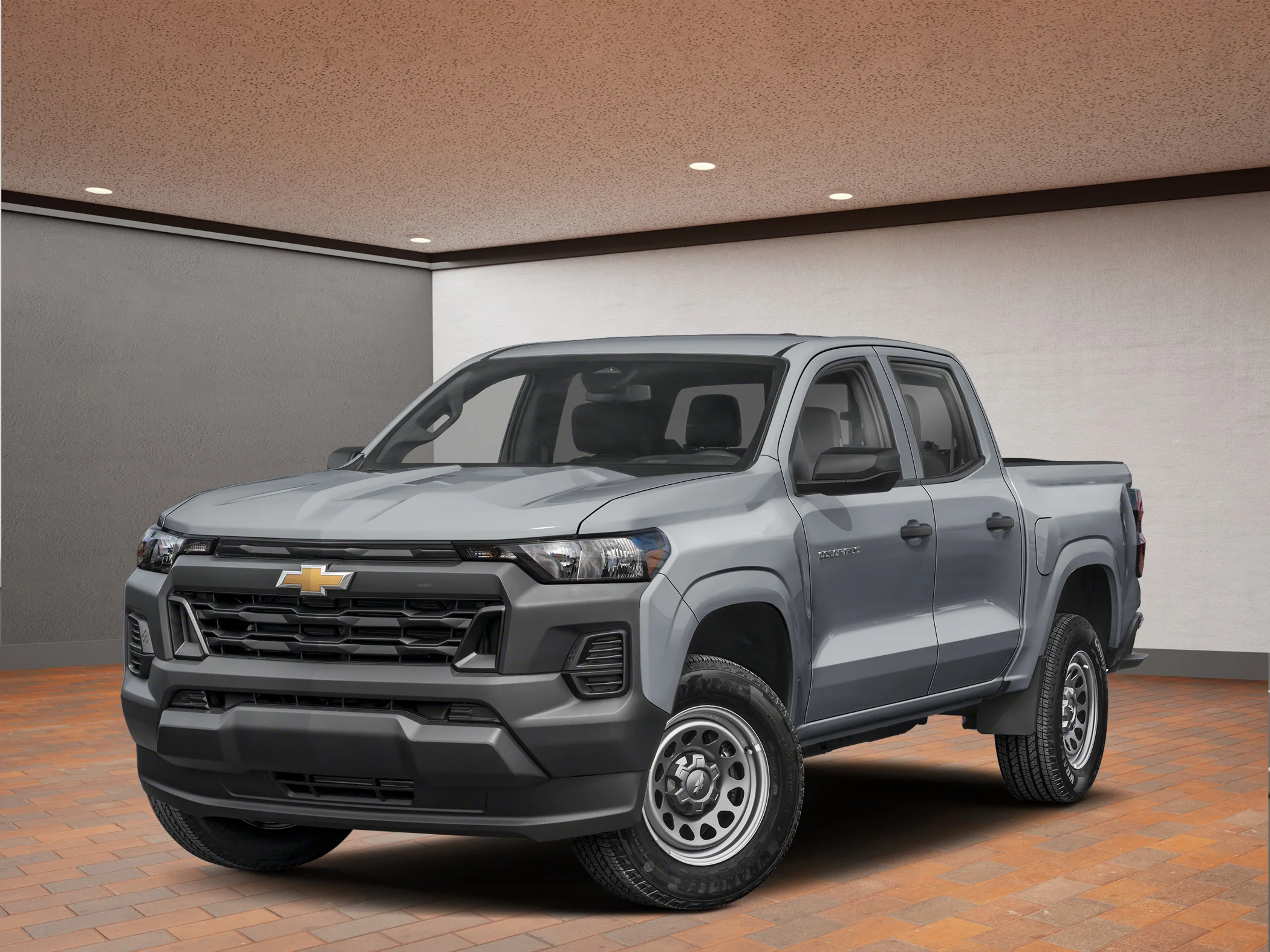 New 2026 Grey Chevrolet Crew Cab Short Box 4-Wheel Drive Trail Boss image 1