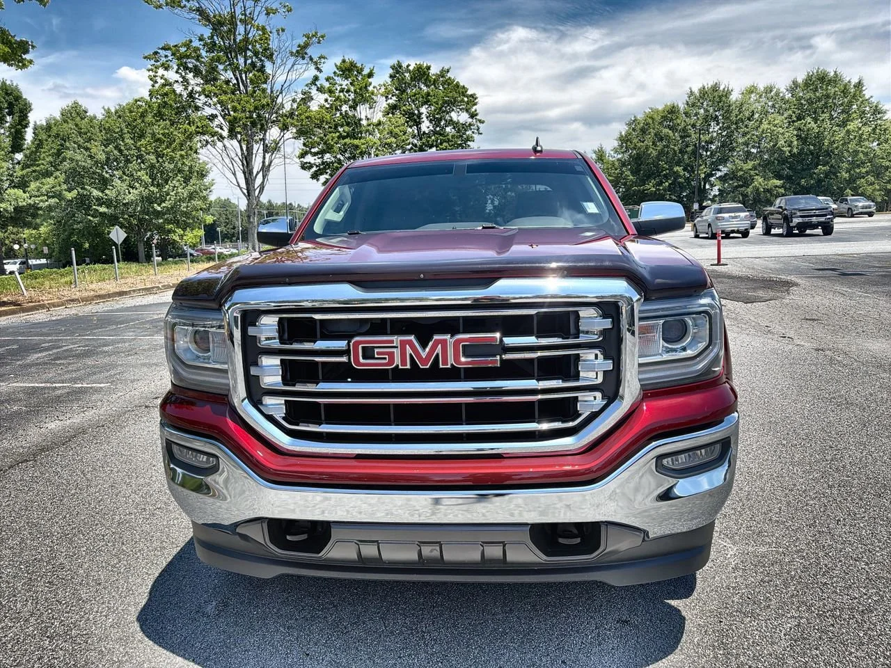 Used 2016 CRIMSON RED TINTCOAT GMC SLT image 3
