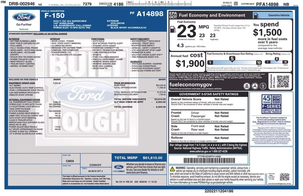 Used 2023 White Ford XLT image 39