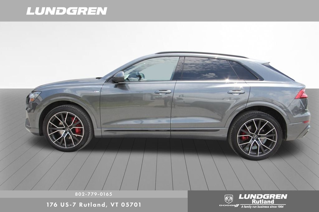 Used 2021 Gray Audi 55 Prestige image 8
