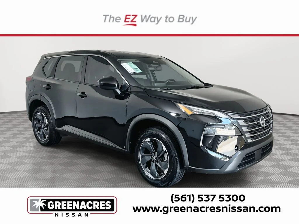 Certified Used 2025 Black Nissan SV image 1