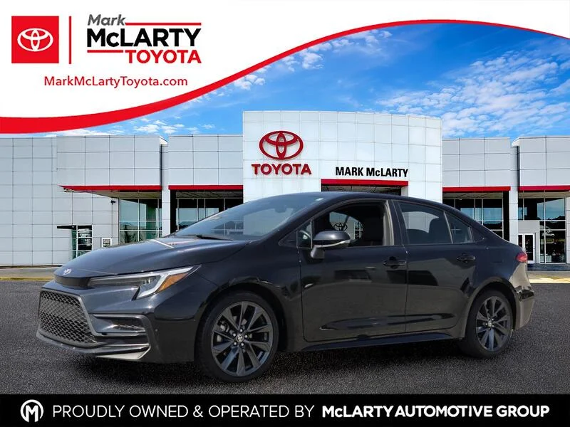 Used 2025 Midnight Black Metallic TOYOTA SE CVT image 1