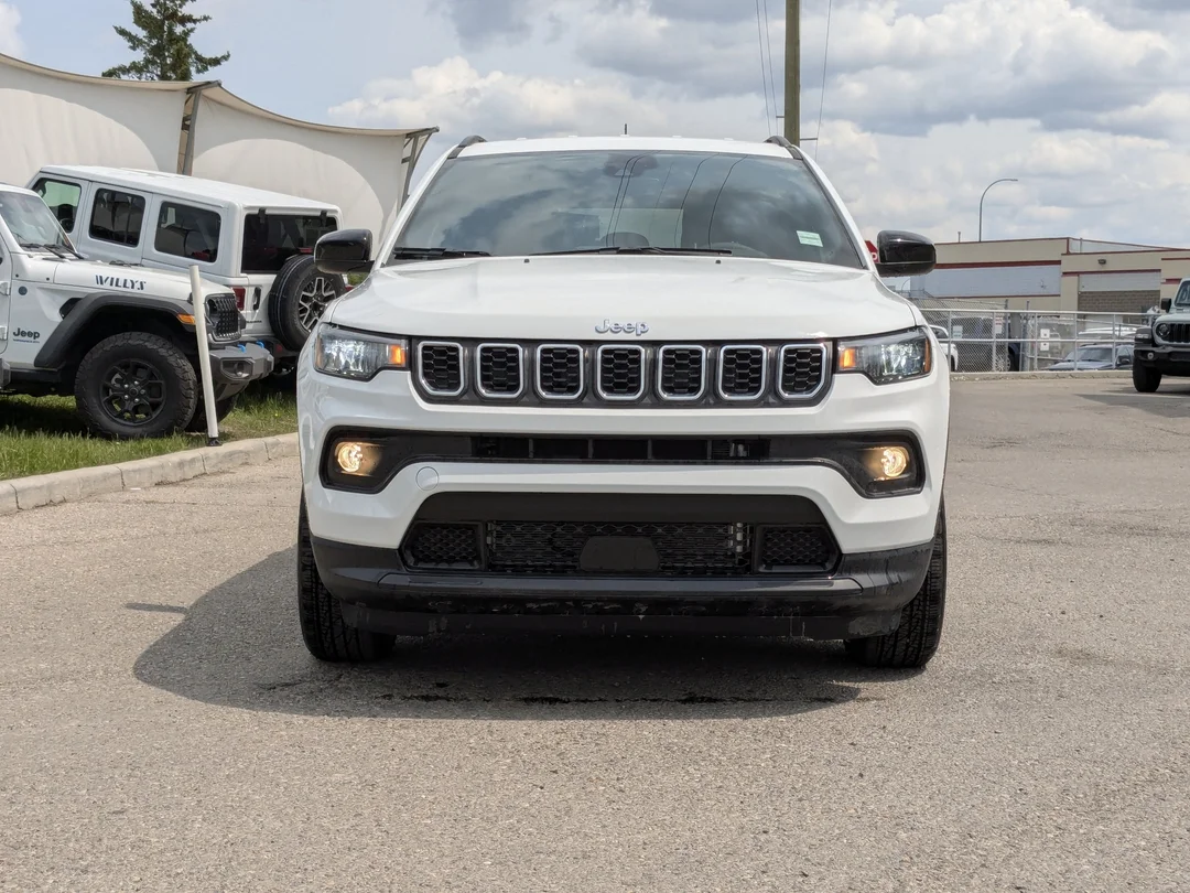 New 2025 White Jeep North - - 4x4 - Heated Seats - Forward Collision Warning & More! image 2