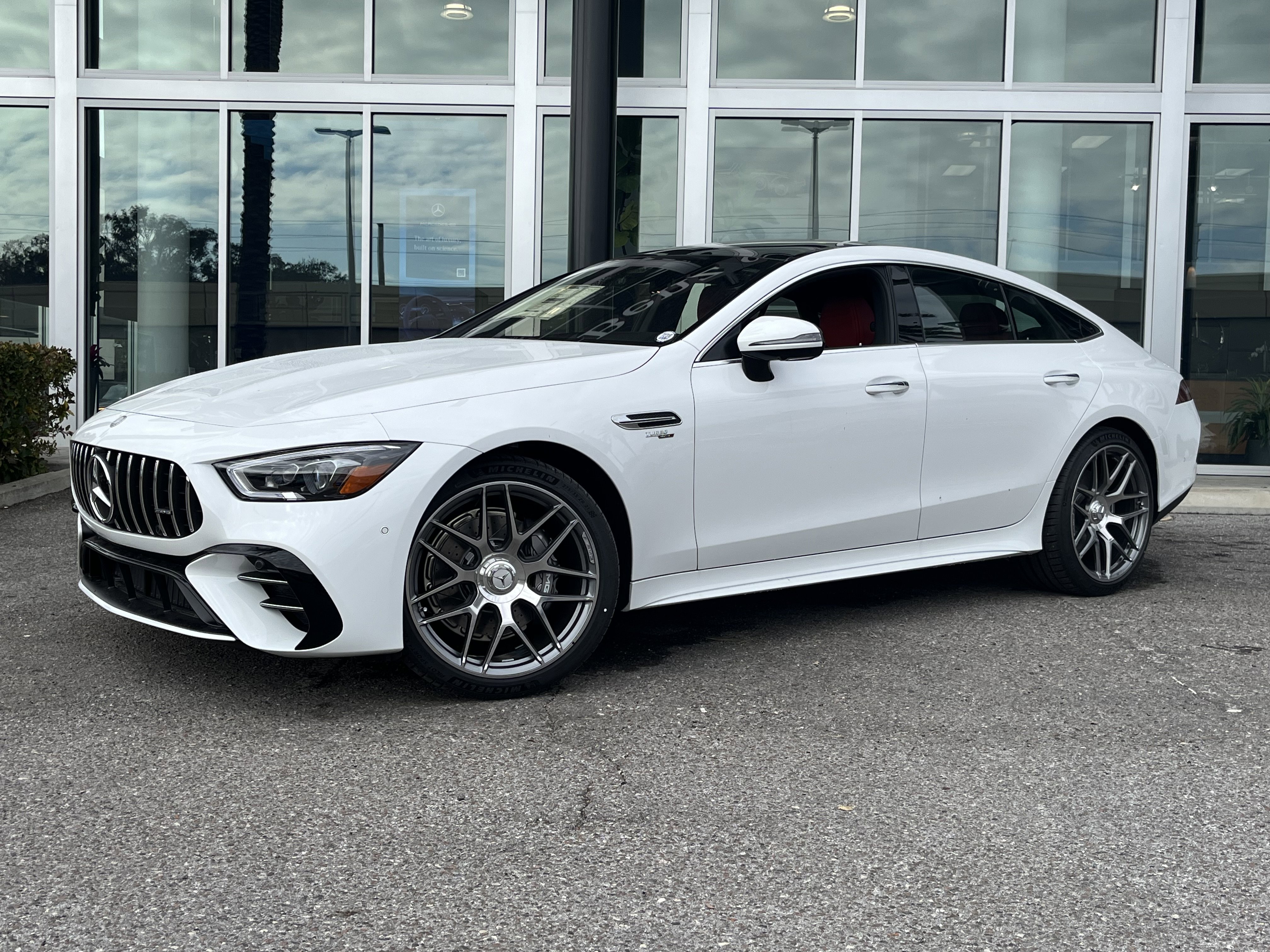 New 2026 MANUFAKTUR Moonlight White Metallic Mercedes-Benz AMG® GT 53 image 2