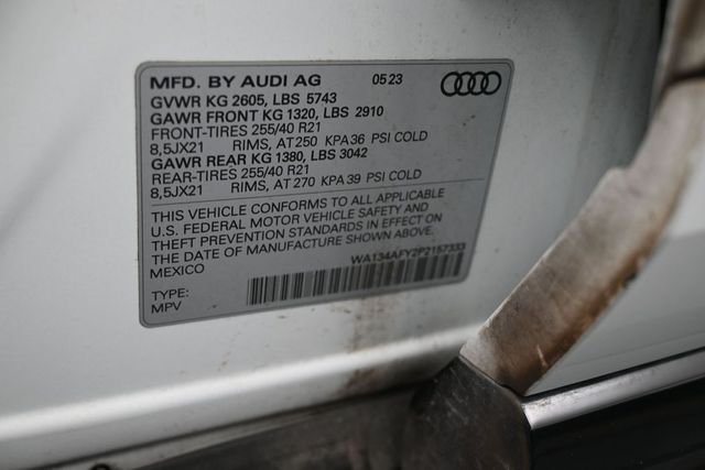 Used 2023 White Audi Prestige image 18