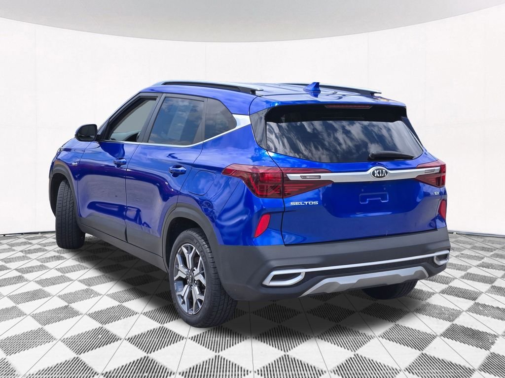 Used 2021 Blue Kia EX image 23