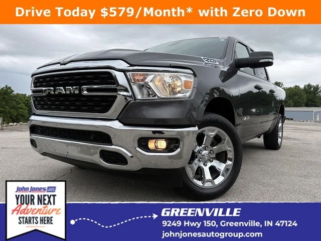 Pre-Owned 2022 Ram 1500 Big Horn Four Wheel Drive Crew Cab