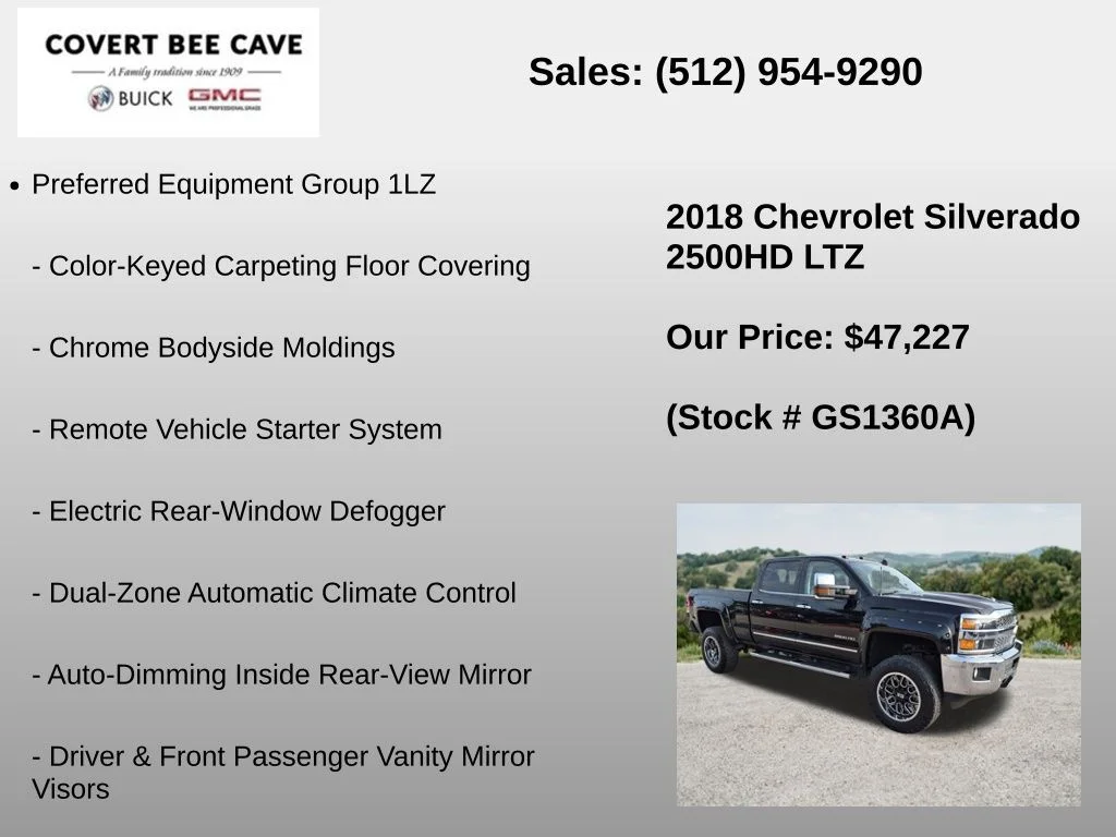 Used 2018 Black Chevrolet LTZ image 12