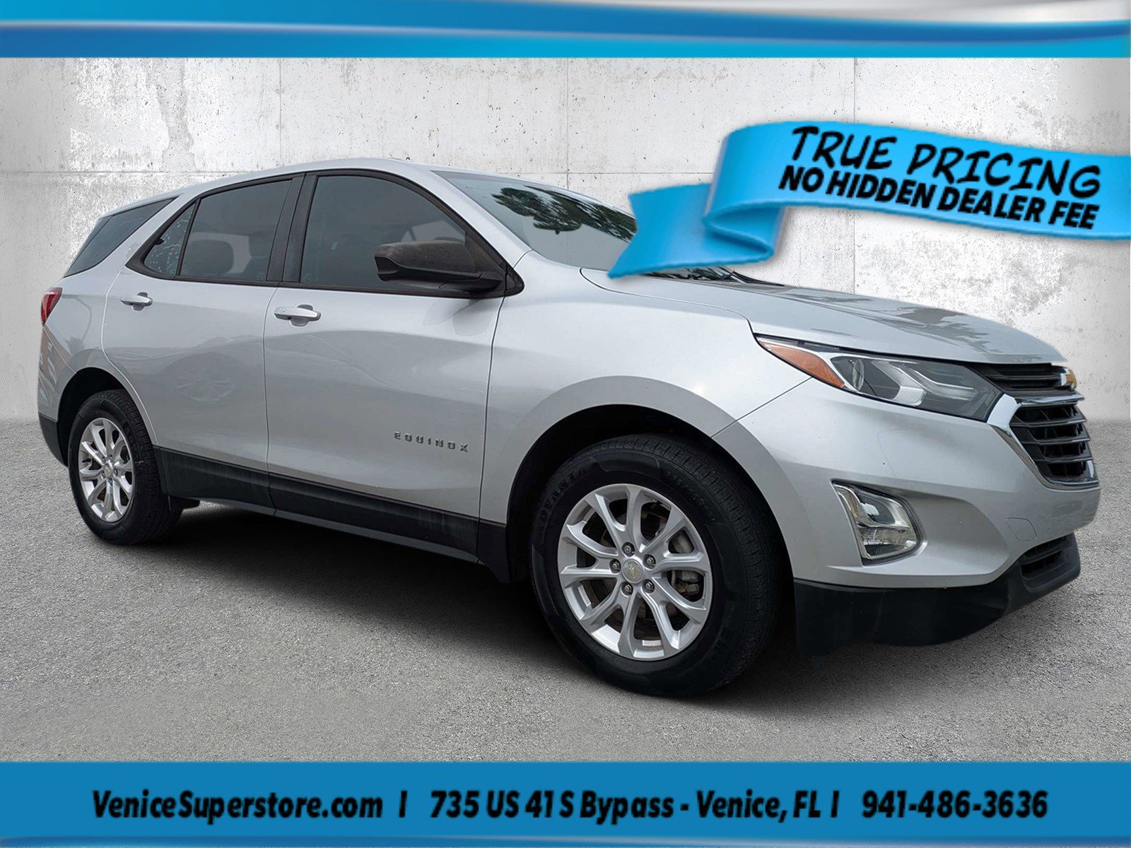 Used 2020 Silver Ice Metallic Chevrolet LS image 1