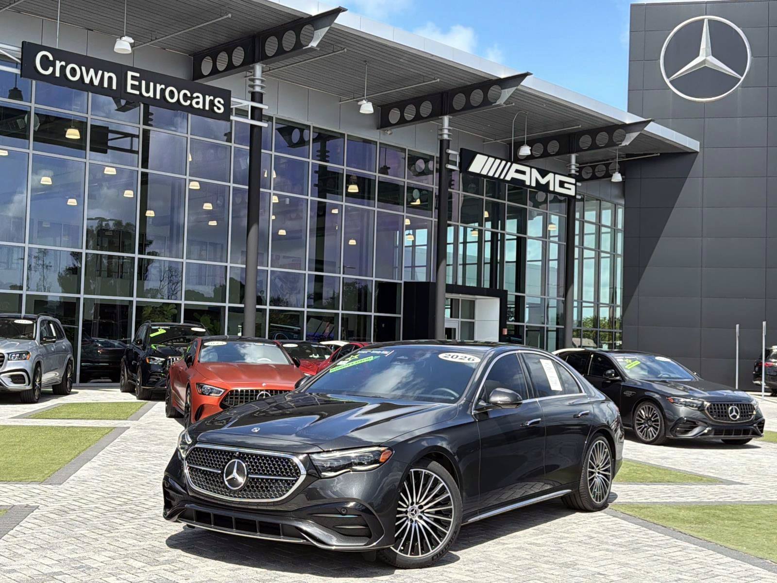 Certified Used 2026 Gray Metallic Mercedes-Benz E 350 image 1