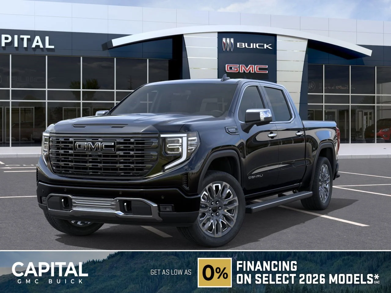 New 2026 ONYX BLACK GMC Denali Ultimate image 1