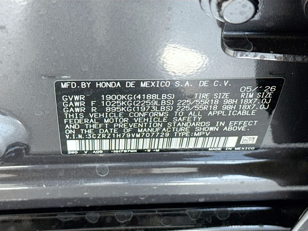 New 2027 Modern Steel Metallic Honda EX-L image 32