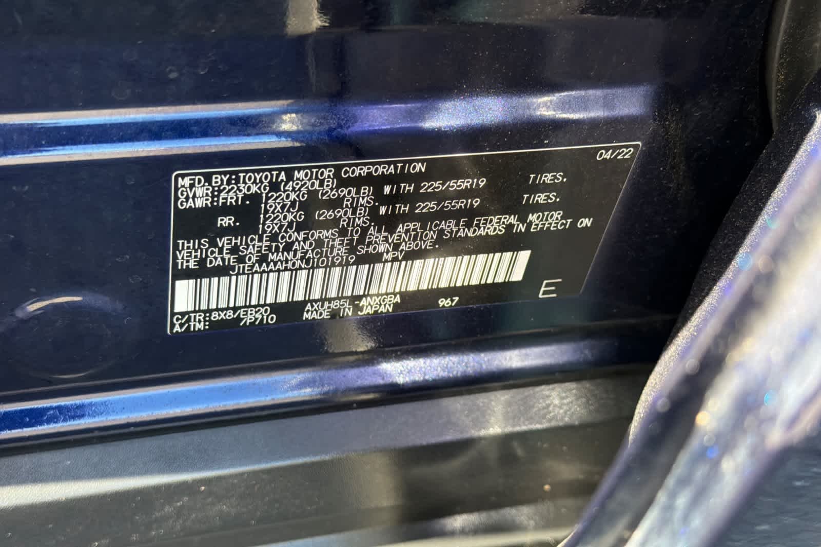 Used 2022 Blueprint Toyota XLE image 34