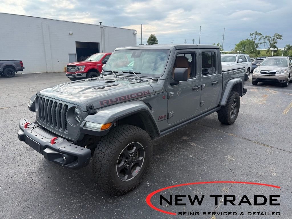 Used 2021 Gray Jeep Rubicon image 1