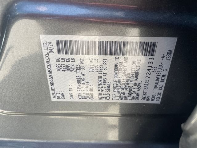 Used 2024 Gray Nissan SV image 30