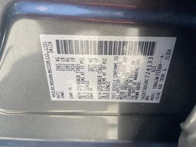 Used 2024 Gray Nissan SV image 30