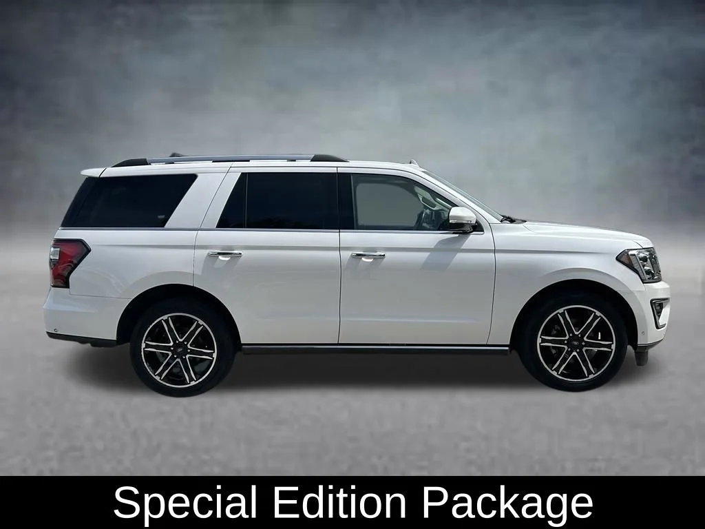 Used 2019 White Platinum Clearcoat Metallic Ford Limited image 4