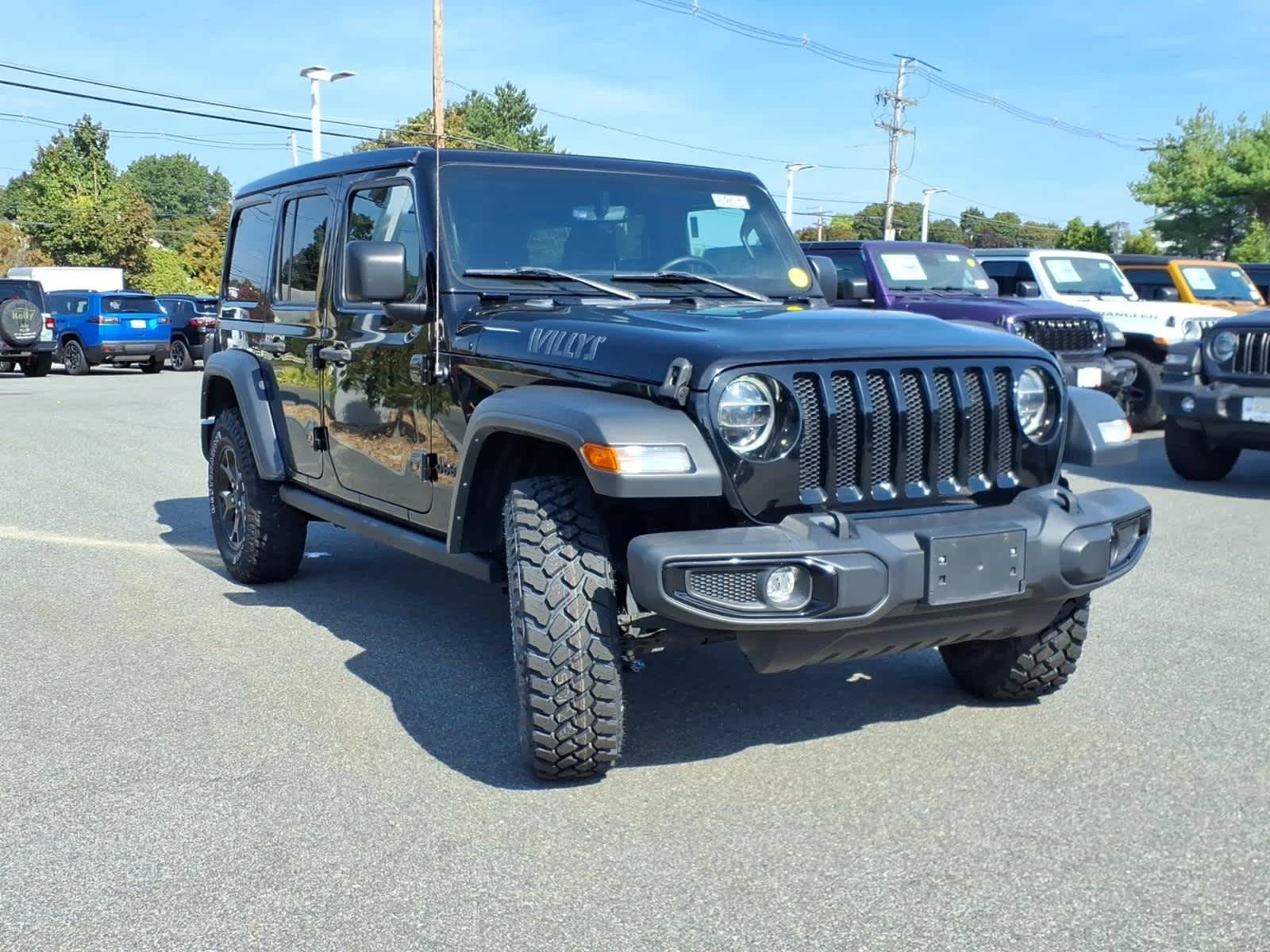 Certified Used 2022 Black Clearcoat Jeep Unlimited Willys image 5