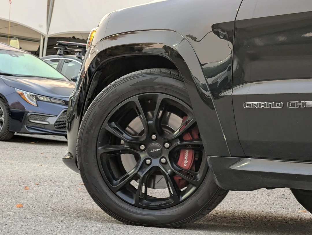 Used 2017 Black Jeep SRT - - Adaptive Cruise - Blind Spot - 20 Wheels & More! image 9