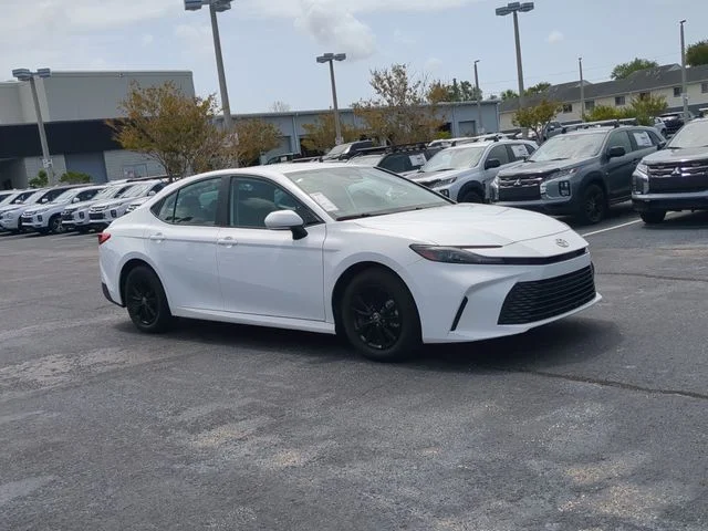 Certified Used 2025 White Toyota LE image 3