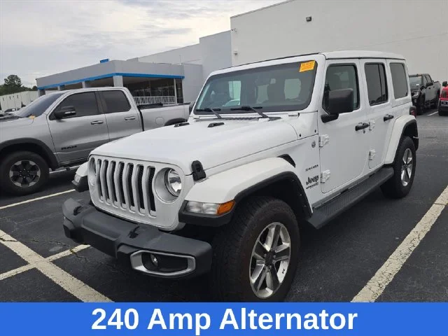 Used 2022 White Jeep Unlimited Sahara image 13