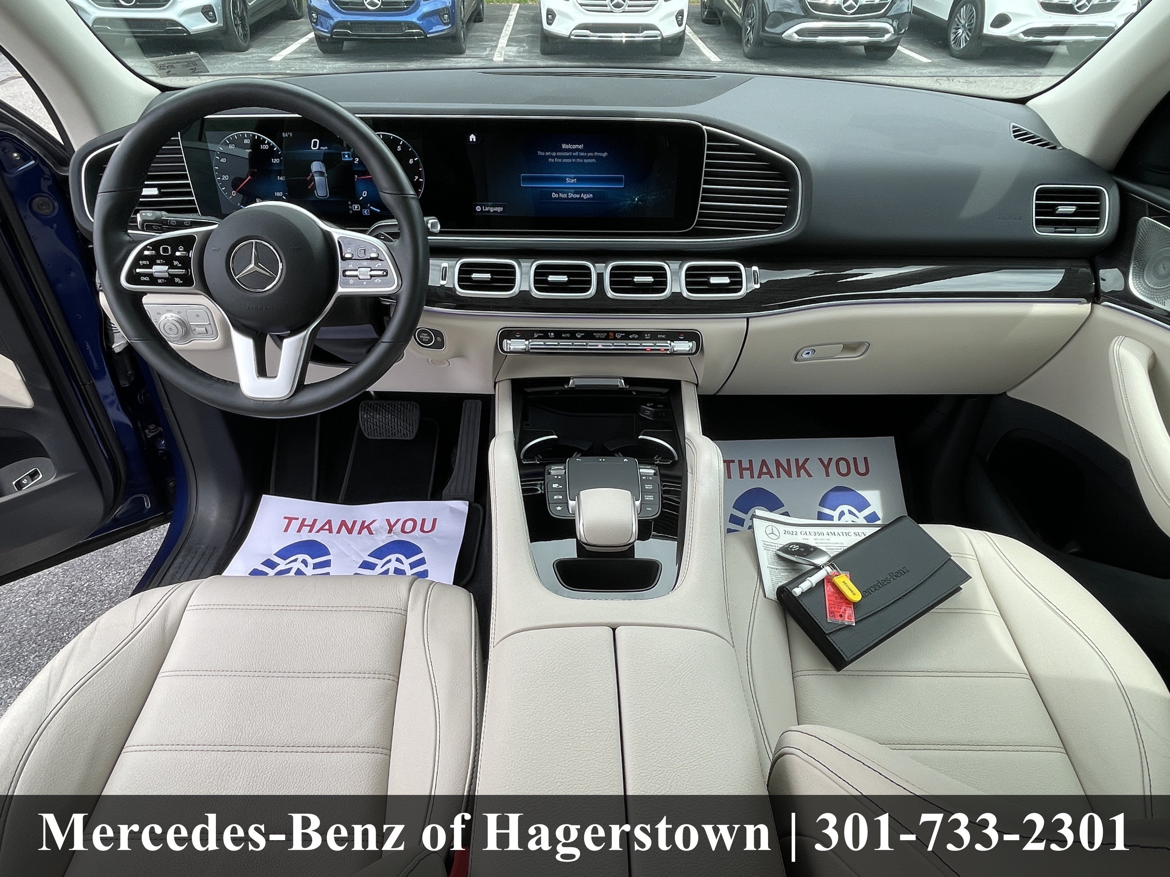Certified Used 2022 Brilliant Blue Metallic Mercedes-Benz GLE 350 4MATIC® SUV image 6