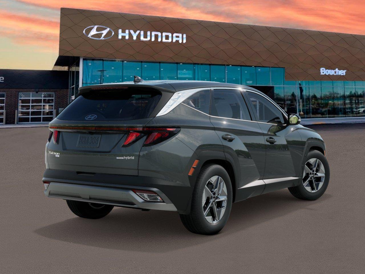 New 2026 Amazon Gray Hyundai SEL AWD image 4