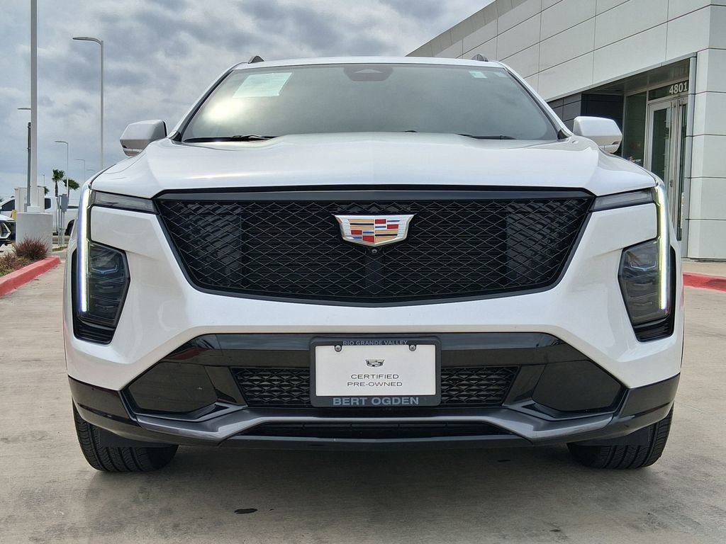 Used 2025 Crystal White Tricoat Cadillac Sport image 2