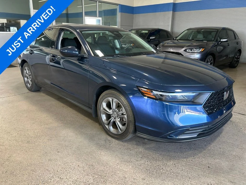 Certified Used 2024 Canyon River Blue Metallic Honda EX image 2