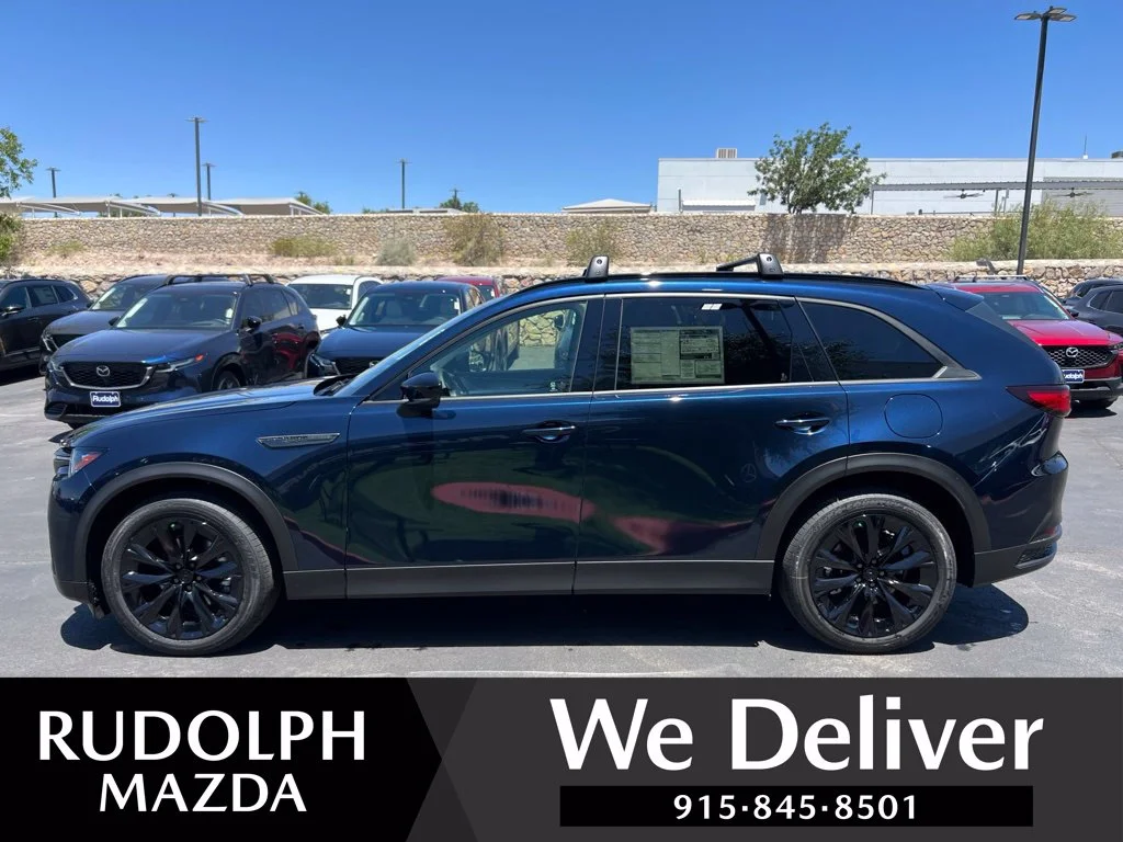 New 2026 Deep Crystal Blue Mica Mazda 3.3 Turbo Premium Sport AWD image 2
