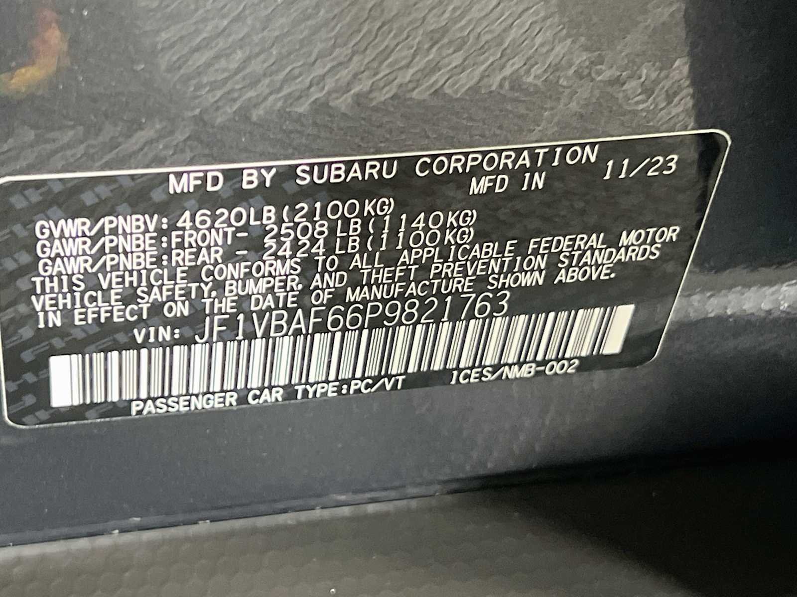 Used 2023 Magnetite Gray Metallic Subaru Premium image 32