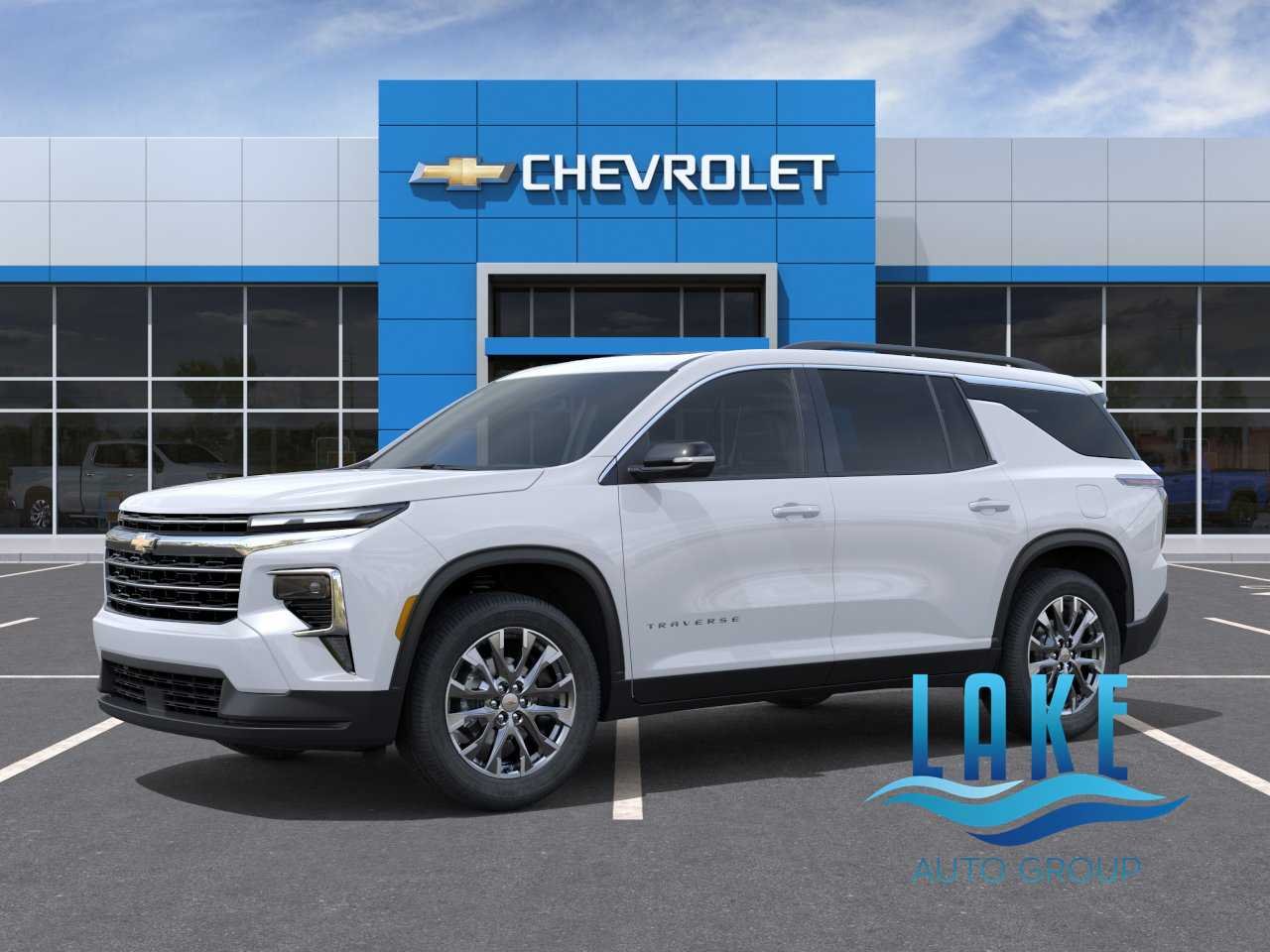 Polar White Tricoat 2026 Chevrolet Traverse LT AWD SUV / Crossover Four-Wheel Drive