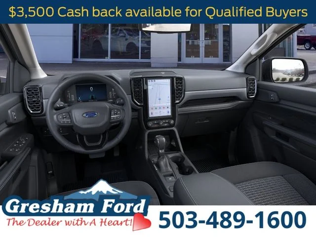 New 2025 Azure Gray Metallic Tri-coat Ford XLT image 10